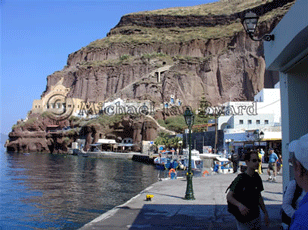 Wharf at Santorini